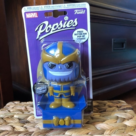 Funko Other - Funko Marvel: Popsies Thanos with pop up message